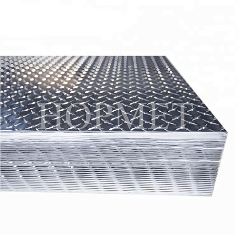Лист алюминиевый 4х1500х3000 EU, рифление квинтет, марка АМГ2Н2 Р в Ноябрьске цена